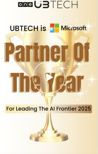 UBTECH is Microsoft partner of the Year 2025!